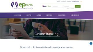 Online Banking | EP Federal Credit Union | Washington, DC