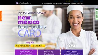 NEW MEXICO Food Handlers Card | eFoodhandlers® | $9
