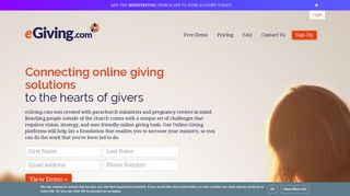 Online Giving For Churches & Ministries | eGiving.com