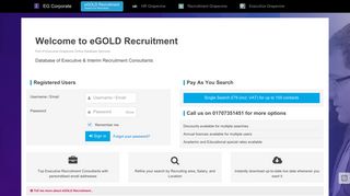 eGOLD Recruitment