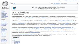 Electronic identification - Wikipedia