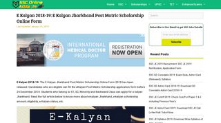 E Kalyan 2018-19: E Kalyan Jharkhand Post Matric Scholarship ...