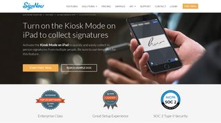 Turn on the Kiosk Mode on iPad to collect signatures | SignNow