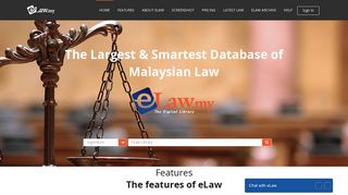eLaw.my: The Largest Database of Malaysian Law