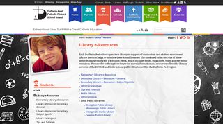 Library e-Resources - Dufferin-Peel Catholic District School Board