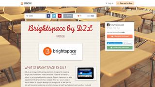 Brightspace by D2L | Smore Newsletters for Education