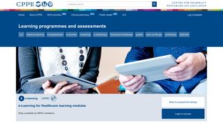 e-Learning for Healthcare learning modules : CPPE