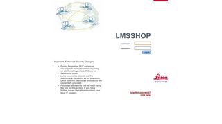 Log On to LMSSHOP - Leica Microsystems