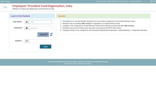 Member Passbook - EPFO