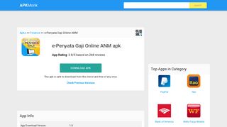 e-Penyata Gaji Online ANM Apk Download latest version 1.0- anm ...