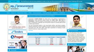 Welcome to AP E-Procurement Portal - Govt of Andhra Pradesh