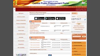 eProcurement System Government of India - eprocure.gov.in