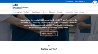 Central Manchester University Hospitals - NHS Foundation Trust ...