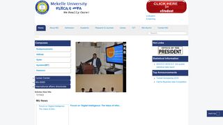 Welcome to Mekelle University 