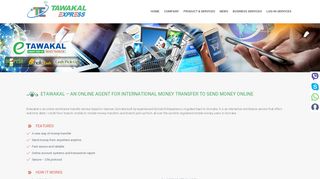 A platform to send money online from anywhere ... - Tawakal Express