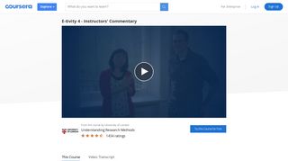 E-tivity 4 - Instructors' Commentary - Coursera