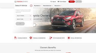 Toyota Owners Official Web Site
