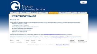 E-Verify Employer Agent - Gibney Onboarding Services