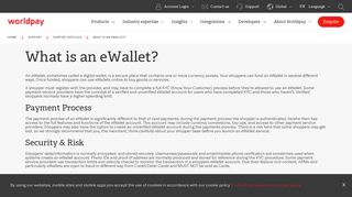 What is an eWallet? | Worldpay