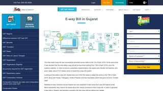 E way Bill Gujarat - Tally Solutions