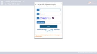 E-Way Bill Login