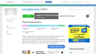 Access e14.ultipro.com. UltiPro