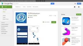 E2Pronounce+ – Apps on Google Play