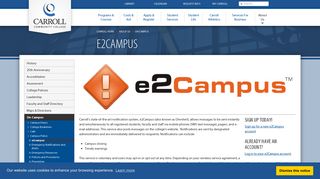 e2campus - Carroll Community College