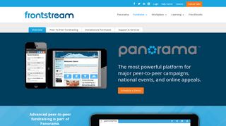 Online Peer-to-Peer Fundraising - FrontStream