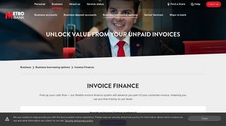 Invoice Finance | Business | Metro Bank