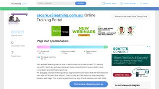 Access arcare.e3learning.com.au. Online Training Portal