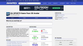 EA SPORTS Game Face 3D Avatar for iOS (iPhone/iPad) - GameFAQs