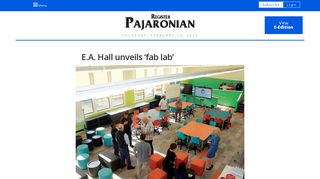 Register-Pajaronian | E.A. Hall unveils 'fab lab'