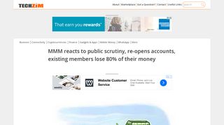 MMM reacts to public scrutiny, re-opens accounts, existing members ...