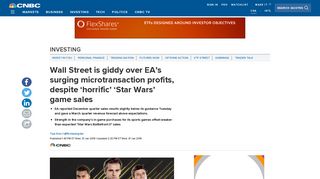 Wall Street is giddy over EA's surging microtransaction profits