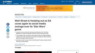 EA caves again on 'Star Wars' game outrage, freaking out Wall Street