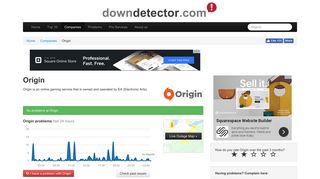 Origin down? Current outages and problems | Downdetector