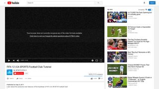 FIFA 12 | EA SPORTS Football Club Tutorial - YouTube