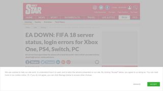 EA DOWN: FIFA 18 server status, login errors for Xbox One, PS4 ...