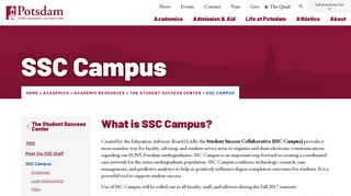 SSC Campus | SUNY Potsdam