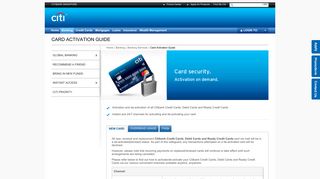 Guide to Activate Citibank Card - Citibank Singapore