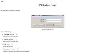 EAD Explorer - Login