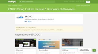 EADOC Pricing, Features, Reviews & Comparison of Alternatives ...