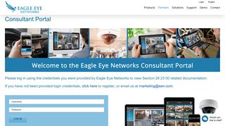 Consultant Specifier Login | Eagle Eye Networks