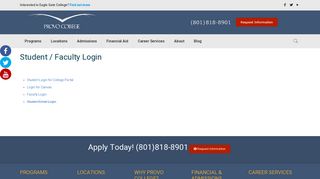 Student/Faculty Login - Provo College