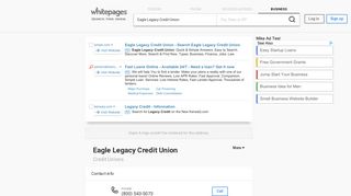 Eagle Legacy Credit Union in Arvada, CO | Whitepages