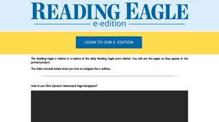 Reading Eagle E-Edition