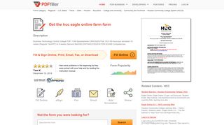 Hcc Eagle Online Farm - Fill Online, Printable, Fillable, Blank ...