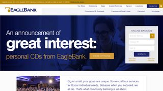 EagleBank: Business and Personal Banking in Washington, DC ...