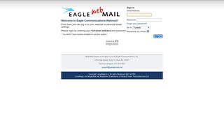 Eagle Communications Webmail!